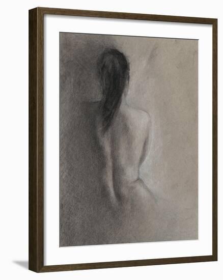 Chiaroscuro Figure Drawing II-Ethan Harper-Framed Art Print