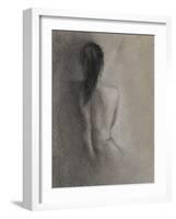 Chiaroscuro Figure Drawing II-Ethan Harper-Framed Art Print