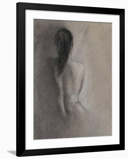 Chiaroscuro Figure Drawing II-Ethan Harper-Framed Art Print