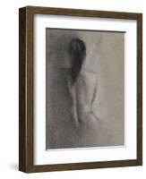 Chiaroscuro Figure Drawing II-Ethan Harper-Framed Art Print