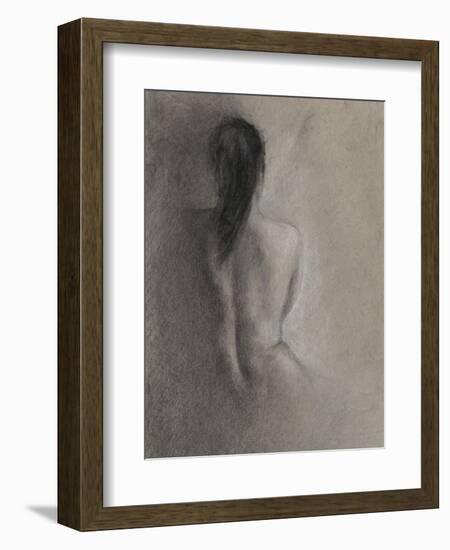 Chiaroscuro Figure Drawing II-Ethan Harper-Framed Art Print