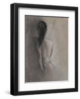 Chiaroscuro Figure Drawing II-Ethan Harper-Framed Art Print