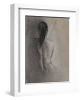 Chiaroscuro Figure Drawing II-Ethan Harper-Framed Art Print