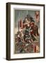 Chiba Saburobei Mitsutada and Yato Ueshichi Norikane-Kyosai Kawanabe-Framed Giclee Print