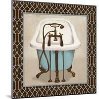 Chic Lattice Bath I-Elizabeth Medley-Mounted Art Print