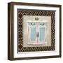 Chic Lattice Bath II-Elizabeth Medley-Framed Art Print