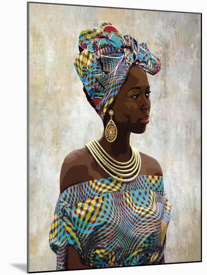 Chic Portrait - Asha-Mark Chandon-Mounted Giclee Print