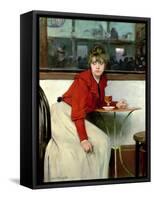 Chica in a Bar, 1892-Ramon Casas i Carbo-Framed Stretched Canvas