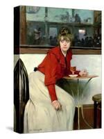 Chica in a Bar, 1892-Ramon Casas i Carbo-Stretched Canvas