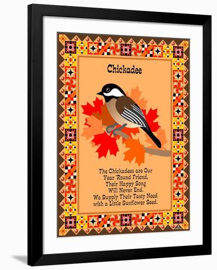 Chicadee Quilt-Mark Frost-Framed Giclee Print