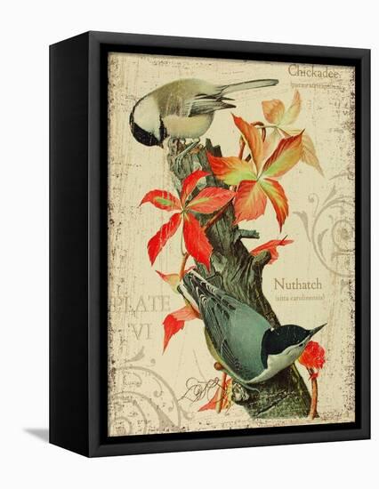 Chicadee-Kate Ward Thacker-Framed Stretched Canvas