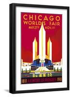 Chicago, a Century of Progress-null-Framed Giclee Print