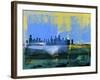 Chicago Abstract Skyline I-Emma Moore-Framed Art Print