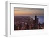 Chicago Aerial North View-Steve Gadomski-Framed Photographic Print