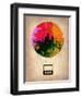 Chicago Air Balloon-NaxArt-Framed Art Print