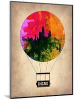 Chicago Air Balloon-NaxArt-Mounted Art Print