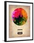 Chicago Air Balloon-NaxArt-Framed Art Print