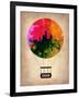 Chicago Air Balloon-NaxArt-Framed Art Print