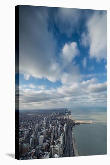 Chicago Aloft-Steve Gadomski-Stretched Canvas