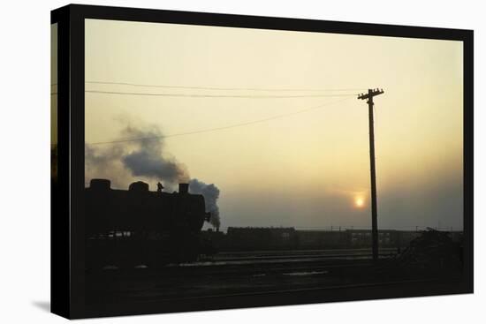 Chicago and North Western Railyard-Jack Delano-Stretched Canvas