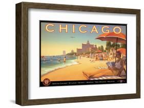 Chicago and Southern Air-Kerne Erickson-Framed Art Print