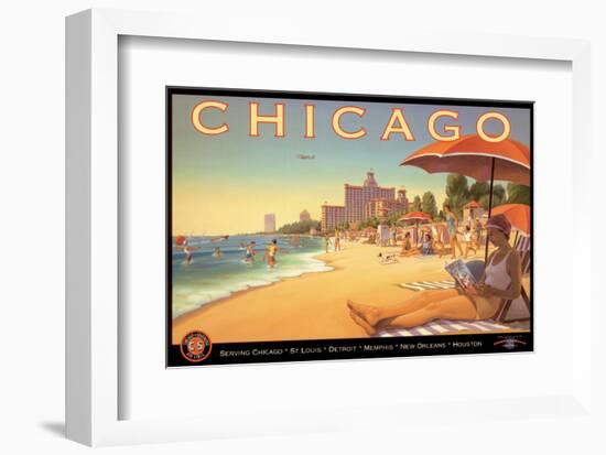 Chicago and Southern Air-Kerne Erickson-Framed Art Print