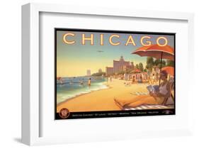 Chicago and Southern Air-Kerne Erickson-Framed Art Print