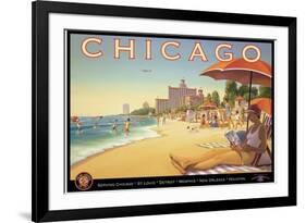 Chicago and Southern Air-Kerne Erickson-Framed Art Print