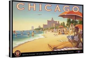 Chicago and Southern Air-Kerne Erickson-Stretched Canvas