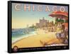 Chicago and Southern Air-Kerne Erickson-Framed Stretched Canvas