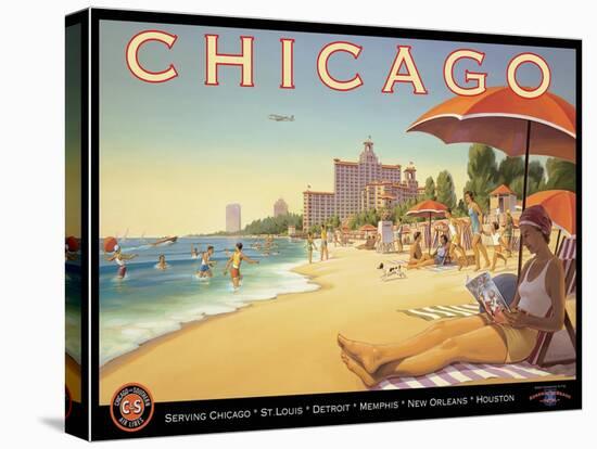 Chicago and Southern Air-Kerne Erickson-Stretched Canvas