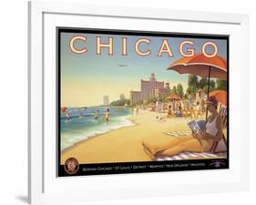 Chicago and Southern Air-Kerne Erickson-Framed Art Print