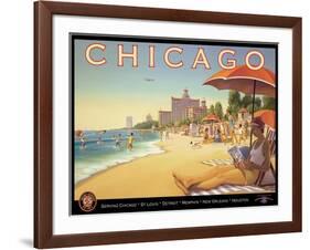 Chicago and Southern Air-Kerne Erickson-Framed Art Print