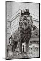 Chicago Art Institute Lion-Patrick Warneka-Mounted Photographic Print