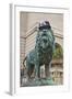 Chicago Art Institute Lion-Patrick Warneka-Framed Photographic Print