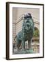 Chicago Art Institute Lion-Patrick Warneka-Framed Photographic Print