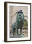 Chicago Art Institute Lion-Patrick Warneka-Framed Premium Photographic Print