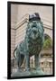 Chicago Art Institute Lion-Patrick Warneka-Framed Photographic Print