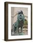 Chicago Art Institute Lion-Patrick Warneka-Framed Photographic Print