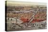 Chicago as it Was, circa 1880-Currier & Ives-Stretched Canvas