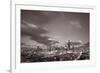 Chicago At Dusk BW-Steve Gadomski-Framed Photographic Print