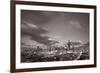 Chicago At Dusk BW-Steve Gadomski-Framed Photographic Print