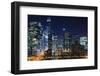 Chicago at Night.-rudi1976-Framed Photographic Print