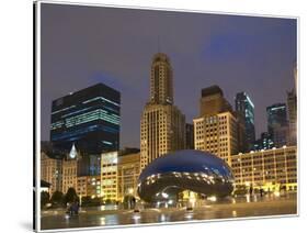 Chicago at night-Patrick  J. Warneka-Stretched Canvas