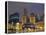 Chicago at night-Patrick  J. Warneka-Stretched Canvas