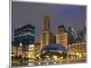 Chicago at night-Patrick  J. Warneka-Mounted Photographic Print