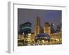 Chicago At Night-Patrick Warneka-Framed Premium Photographic Print