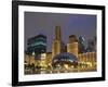 Chicago At Night-Patrick Warneka-Framed Photographic Print