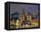 Chicago At Night-Patrick Warneka-Framed Stretched Canvas