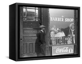 Chicago: Barber Shop, 1941-Edwin Rosskam-Framed Stretched Canvas